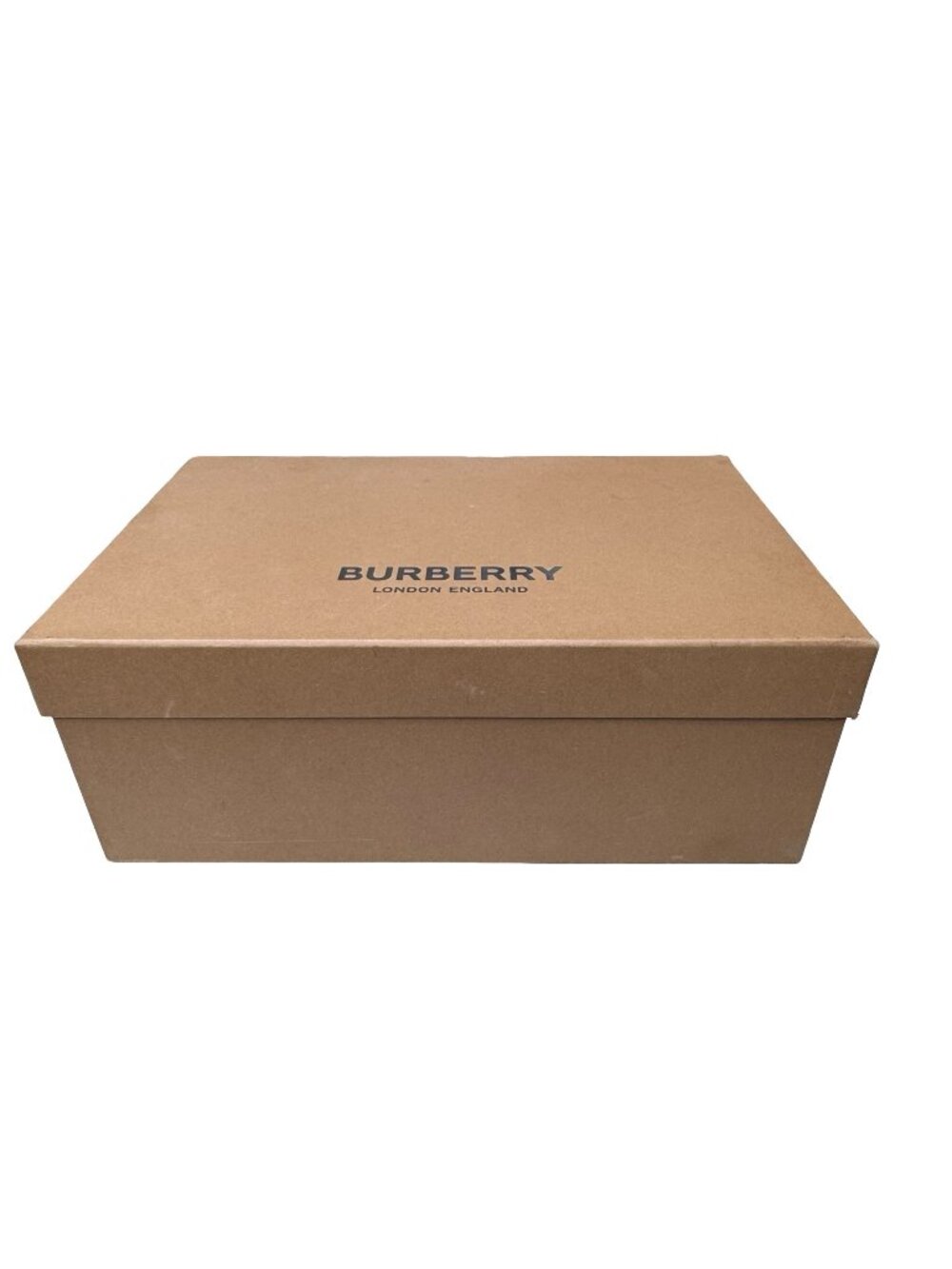 Burberry London England Brown Shoe Box 12"x6"x5” Storage Gift Authentic w/ Lid